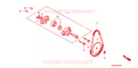 POMPE A HUILE pour Honda TRX 250 FOURTRAX RECON Electric Shift de 2004
