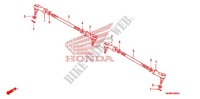 BARRE DE DIRECTION pour Honda TRX 250 FOURTRAX RECON Electric Shift de 2006