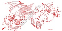 GARDE BOUE AVANT pour Honda TRX 250 FOURTRAX RECON Electric Shift de 2006