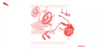 ALTERNATEUR pour Honda TRX 250 FOURTRAX RECON Electric Shift de 2007