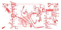LEVIER DE GUIDON   CABLE   COMMODO pour Honda TRX 250 FOURTRAX RECON Electric Shift de 2007