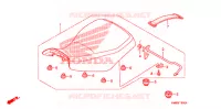 SELLE pour Honda TRX 250 FOURTRAX RECON Electric Shift de 2007