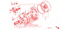 TAMBOUR DE FREIN ARRIERE pour Honda TRX 250 FOURTRAX RECON Electric Shift de 2007