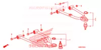 TRIANGLES AVANT pour Honda TRX 250 FOURTRAX RECON Electric Shift de 2007