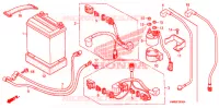 BATTERIE pour Honda TRX 250 FOURTRAX RECON Electric Shift de 2008