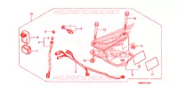 ATTACHE REMORQUE pour Honda TRX 250 FOURTRAX RECON Standard de 2008