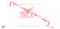 BARRE DE DIRECTION pour Honda TRX 250 FOURTRAX RECON Standard de 2008