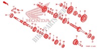 BOITE DE VITESSES pour Honda TRX 250 FOURTRAX RECON Standard de 2008