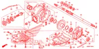 ENGRENAGE FINAL ARRIERE pour Honda TRX 250 FOURTRAX RECON Standard de 2008