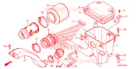 FILTRE A AIR pour Honda TRX 250 FOURTRAX RECON Standard de 2009