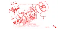 TAMBOUR DE FREIN ARRIERE pour Honda TRX 250 FOURTRAX RECON Standard de 2009