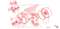 TAMBOUR DE FREIN ARRIERE pour Honda TRX 250 FOURTRAX RECON Standard de 2011