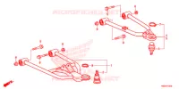 TRIANGLES AVANT pour Honda TRX 250 FOURTRAX RECON Standard de 2016