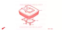 CYLINDRE pour Honda TRX 250 FOURTRAX RECON de 1997