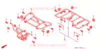 SUPPORT pour Honda TRX 250 FOURTRAX RECON de 1997