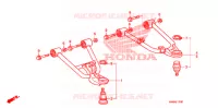 TRIANGLES AVANT pour Honda TRX SPORTRAX 250 X de 2009