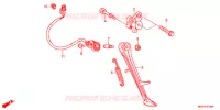 BEQUILLE pour Honda CBR 1000 RR ABS WHITE de 2012