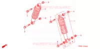 AMORTISSEUR AVANT pour Honda FOURTRAX 350 RANCHER 4X4 Electric Shift de 2004