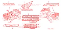 AUTOCOLLANTS pour Honda FOURTRAX 350 RANCHER 4X4 de 2005