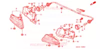 FEU ARRIERE pour Honda FOURTRAX 350 RANCHER 4X4 de 2004
