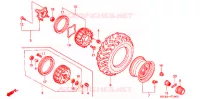 ROUE AVANT pour Honda FOURTRAX 350 RANCHER 4X2 de 2004