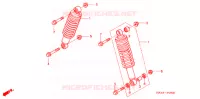 AMORTISSEUR AVANT pour Honda FOURTRAX 350 RANCHER 4X2 de 2006