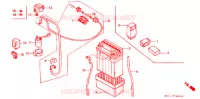 BATTERIE pour Honda CB 125 T de 2001