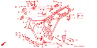 CADRE pour Honda CB 125 T de 2001