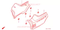 COUVERCLES LATERAUX pour Honda CB 125 T de 2001