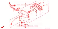 FEU ARRIERE pour Honda CB 125 T de 2001