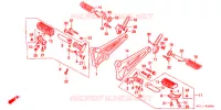 REPOSE PIED pour Honda CB 125 T de 2001