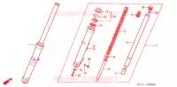 FOURCHE pour Honda CB 125 T de 1992