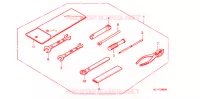 OUTIL pour Honda CB 125 T de 1992