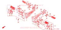 REPOSE PIED pour Honda CB 125 T de 1992