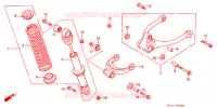 AMORTISSEUR ARRIERE pour Honda CB 125 T DRIVING SCHOOL de 1991