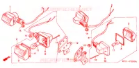 CLIGNOTANT pour Honda CB 125 T DRIVING SCHOOL de 1991