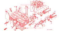 CULASSE (1) pour Honda CB 125 T DRIVING SCHOOL de 1991