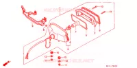 FEU ARRIERE pour Honda CB 125 T DRIVING SCHOOL de 1991