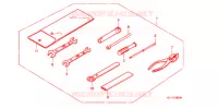 OUTIL pour Honda CB 125 T DRIVING SCHOOL de 1991