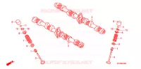 ARBRE A CAMES   SOUPAPE pour Honda CB 1300 SUPER BOL DOR ABS GOLDEN RIMS de 2010