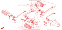 CLIGNOTANT pour Honda CB 400 F CB1 With Speed warning light de 1989