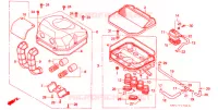 FILTRE A AIR (1) pour Honda CB 400 F CB1 With Speed warning light de 1989