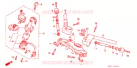 GUIDON   TE DE FOURCHE (1) pour Honda CB 400 F CB1 With Speed warning light de 1989