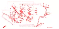 MAITRE CYLINDRE DE FREIN AVANT pour Honda CB 400 F CB1 With Speed warning light de 1989