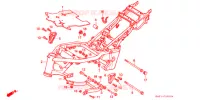 CADRE pour Honda CB 400 F CB1 Without Speed warning light de 1989