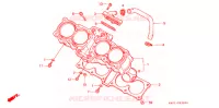 CYLINDRE pour Honda CB 400 F CB1 Without Speed warning light de 1989