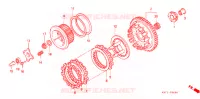 EMBRAYAGE pour Honda CB 400 F CB1 Without Speed warning light de 1989
