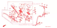 MAITRE CYLINDRE DE FREIN AVANT pour Honda CB 400 F CB1 Without Speed warning light de 1989