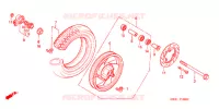 ROUE AVANT pour Honda LEAD 90 de 1990