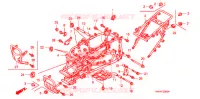 CADRE pour Honda FOURTRAX SPORT 400 EX de 2008
